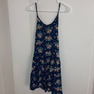 Blue Floral Flowy Sundress